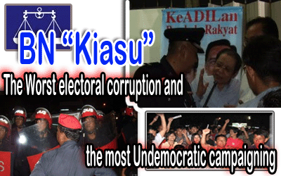 Ijok by-election - BN kiasu despite worst electoral corruption and most undemocratic campaigning in 50 yrs